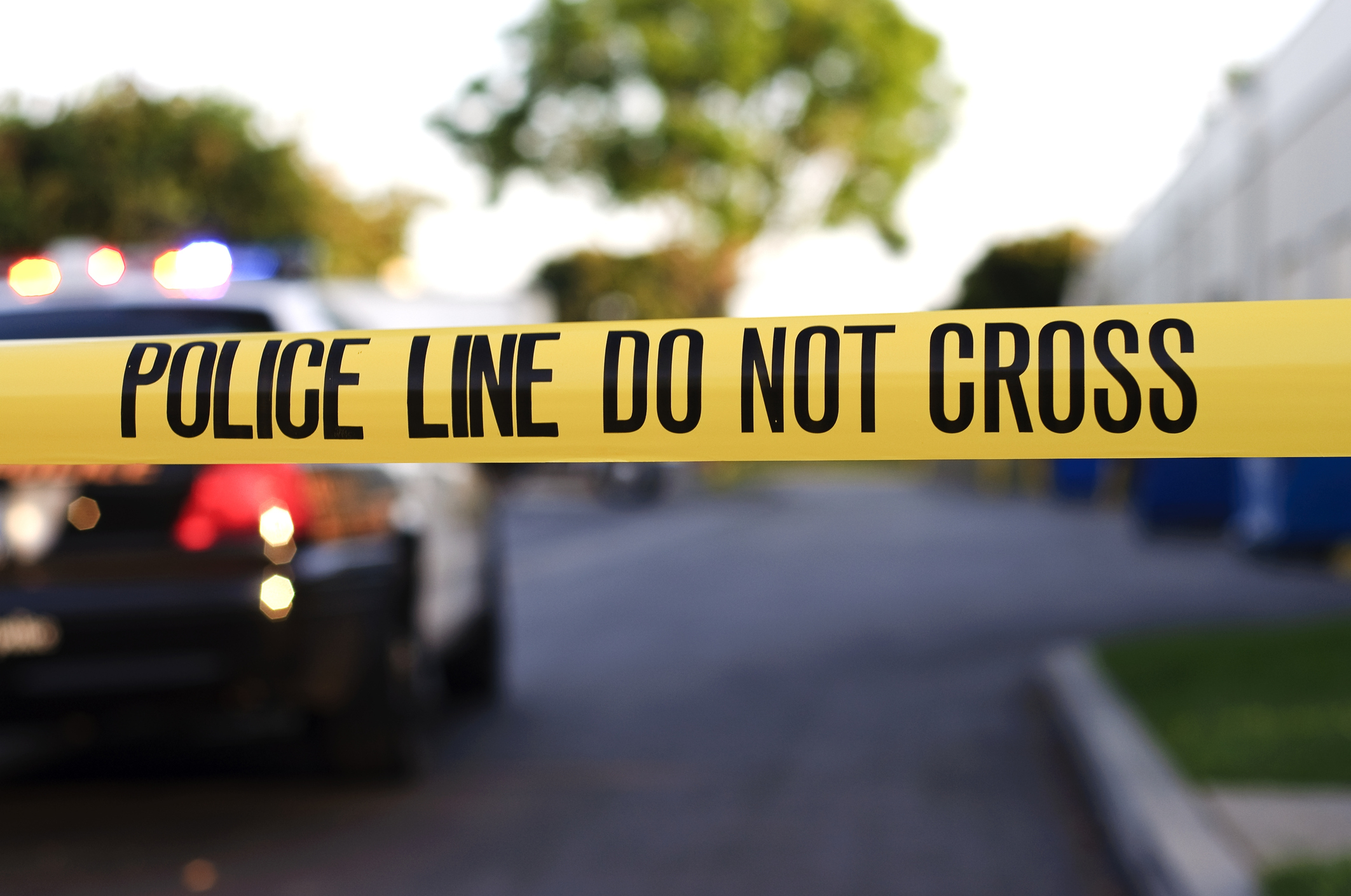 Police tape is shown in this file image.