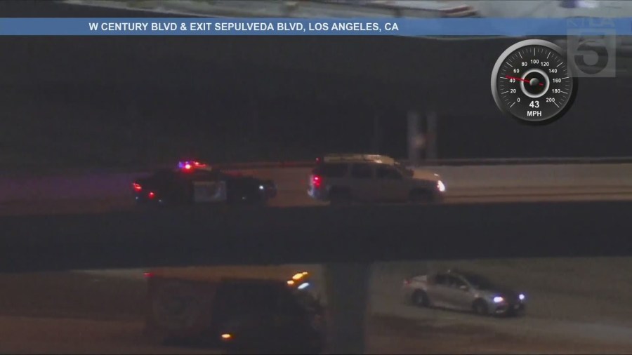 Pursuit of possible armed suspect