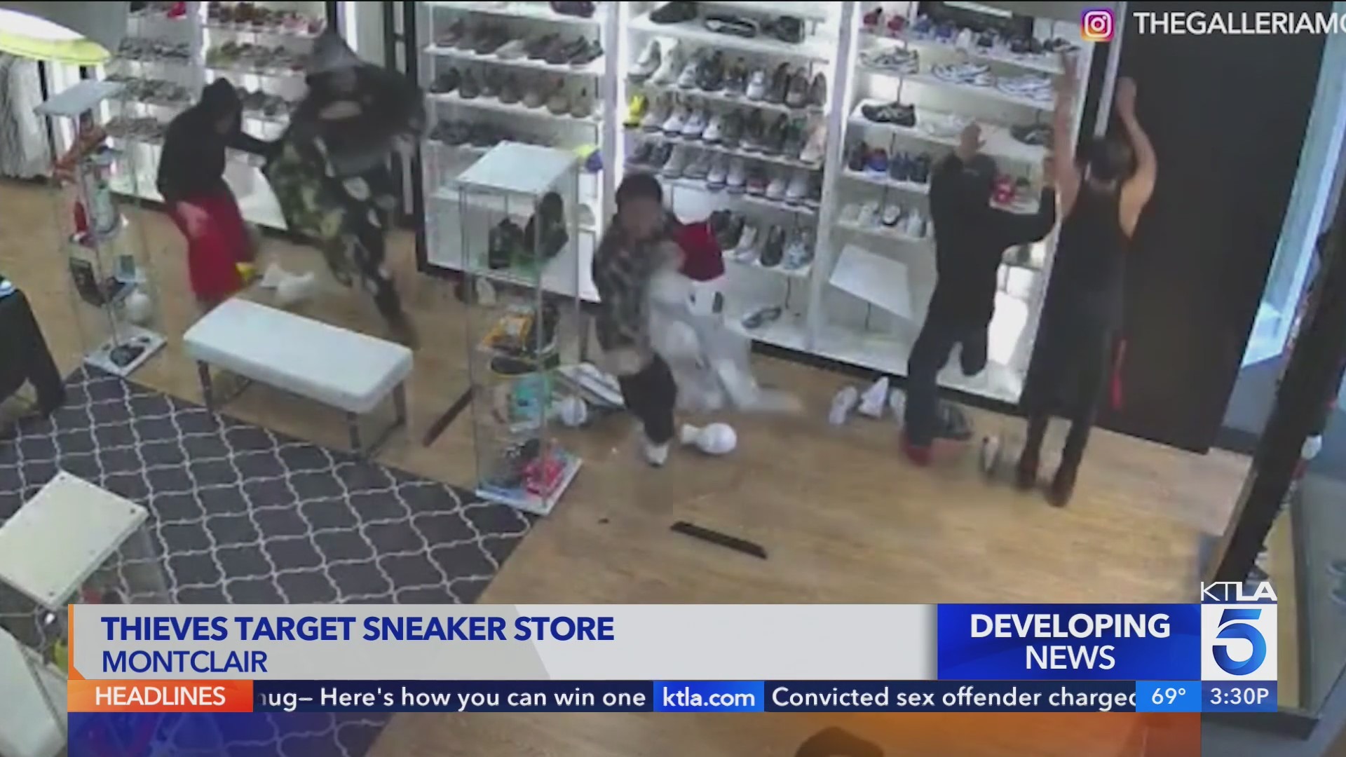 Montclair Mall Robbed